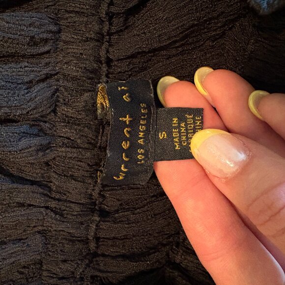 Anthropologie x Current Air Black Tank | Size S - Picture 3 of 3